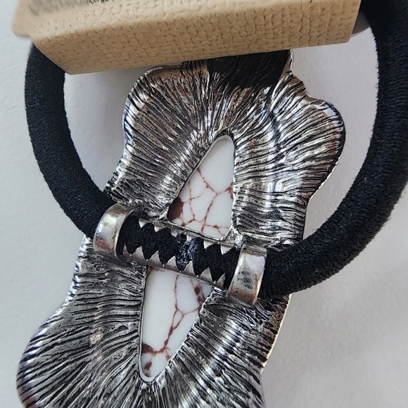 NWT Boho Southwestern Marquise Natural Stone Stretch Hair Band - Picture 7 of 7